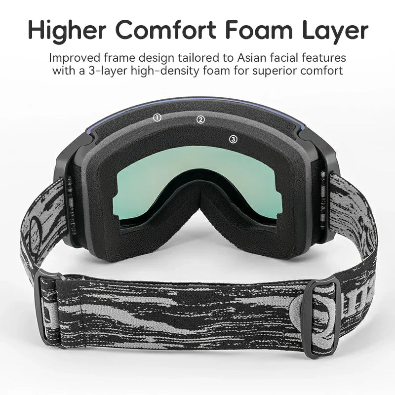 Load image into Gallery viewer, Qunature Anti-Fog Ski Goggles UV400 Protection Double-Layer Lenses for Clear View
