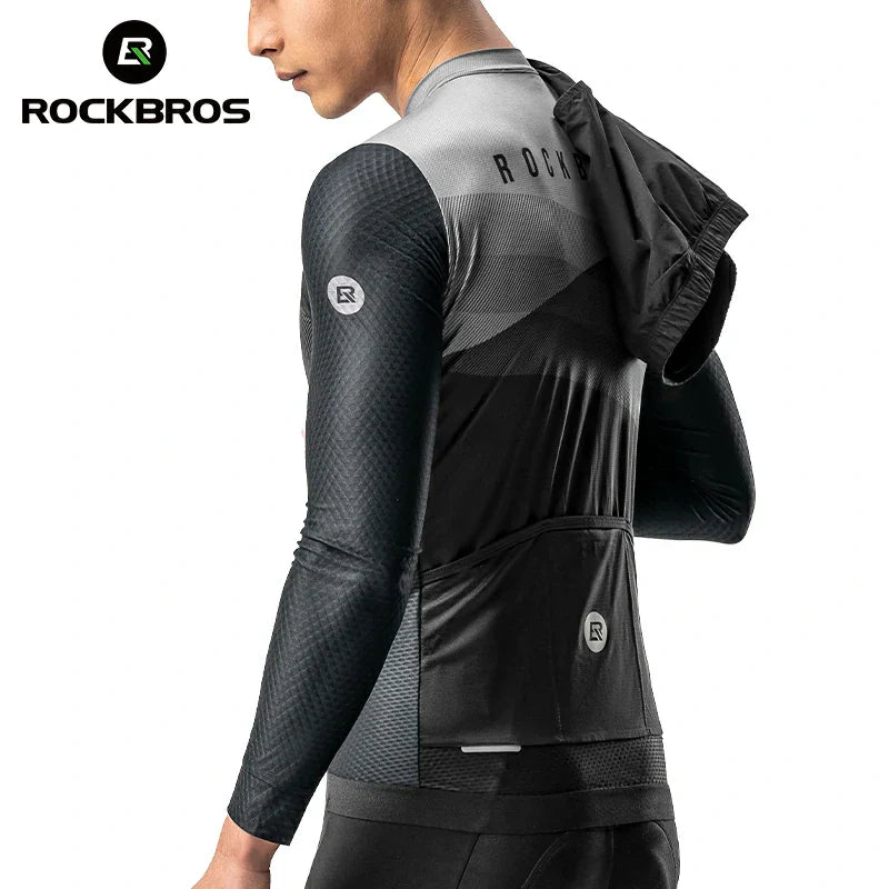 Load image into Gallery viewer, ROCKBROS Men's Cycling Long-Sleeve Jersey
