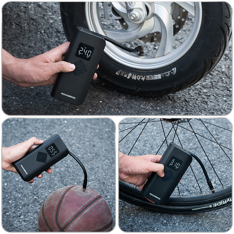 Load image into Gallery viewer, ROCKBROS A13 Mini Electric Air Bike Tire Pump 150PSl 2000mAh
