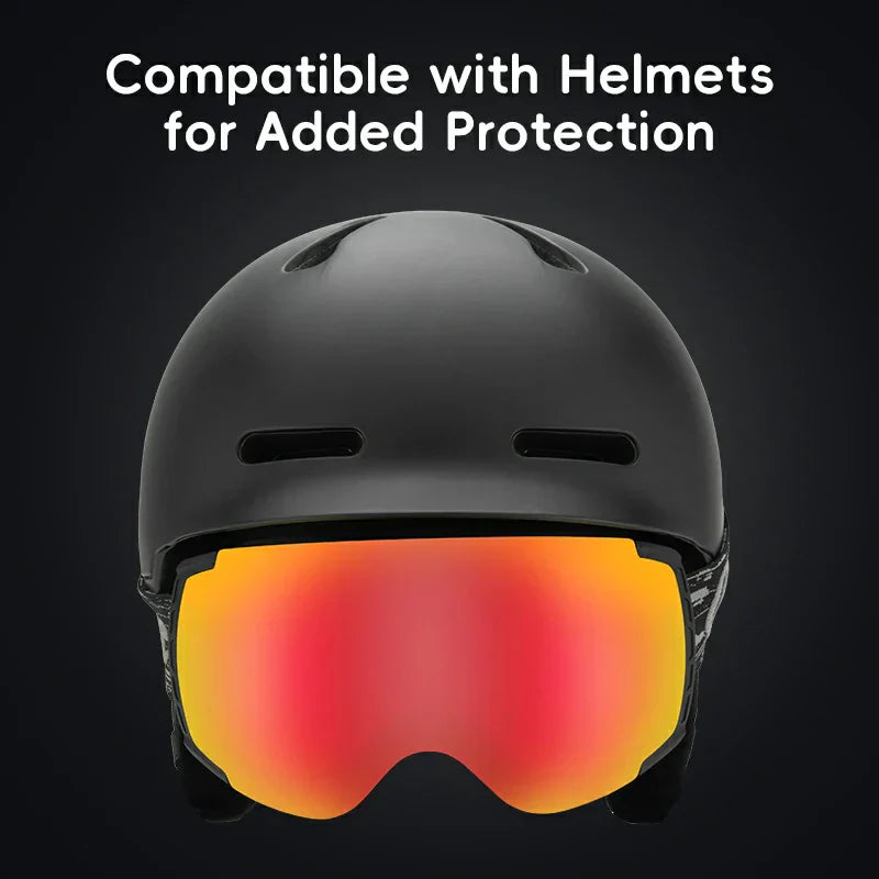 Load image into Gallery viewer, Qunature Anti-Fog Ski Goggles UV400 Protection Double-Layer Lenses for Clear View
