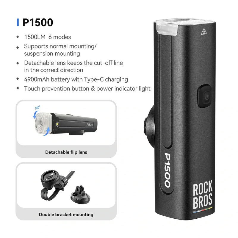 Load image into Gallery viewer, ROAD TO SKY Highlight 600/1200/1500lm usb-c
