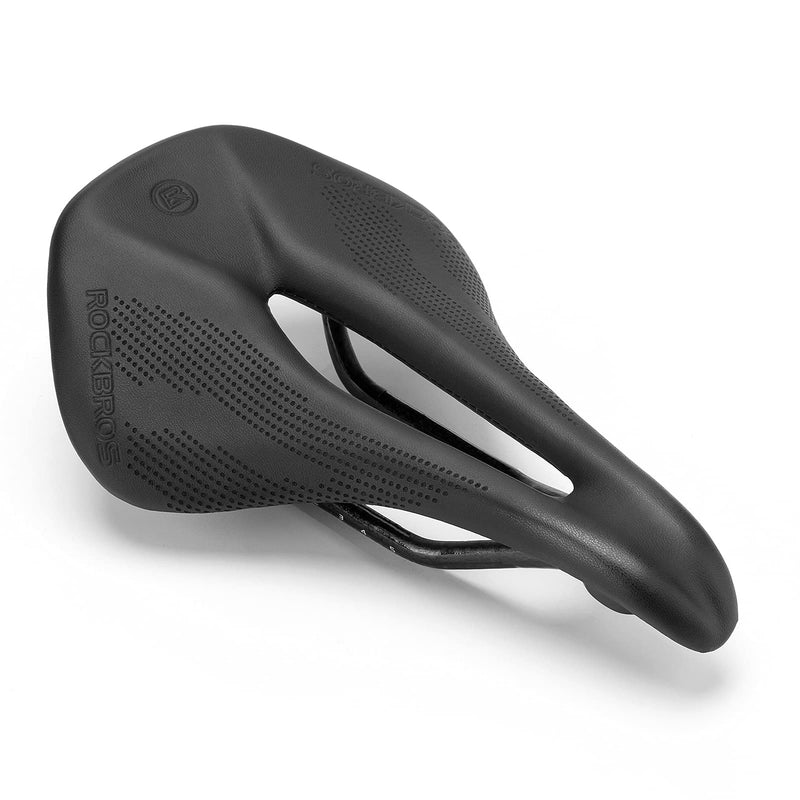 Load image into Gallery viewer, ROCKBROS Carbon Fiber Bike Saddle Lightweight Shock-Absorbing Comfort for Men Women"
