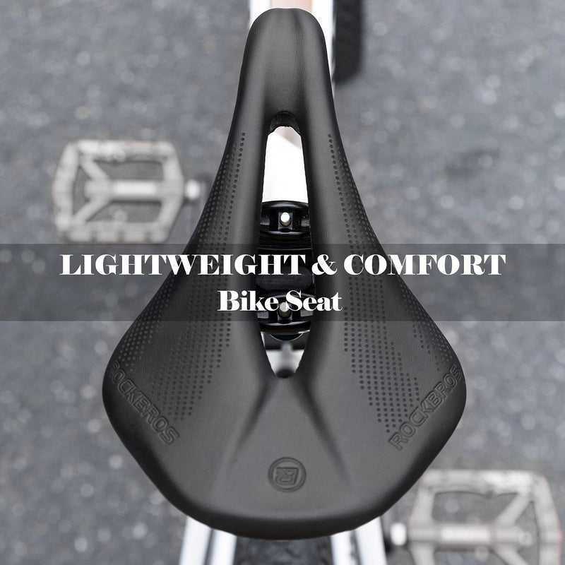 Load image into Gallery viewer, ROCKBROS Carbon Fiber Bike Saddle Lightweight Shock-Absorbing Comfort for Men Women"
