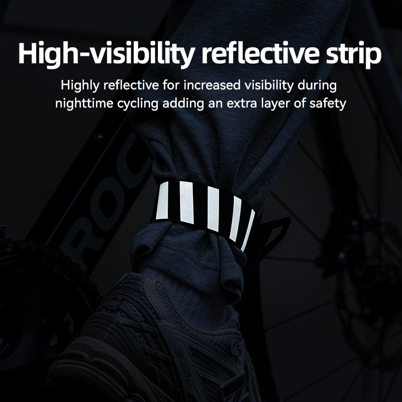 Load image into Gallery viewer, ROCKBROS Anti-Roll Chain Riding Leg Straps Adjustable Reflective
