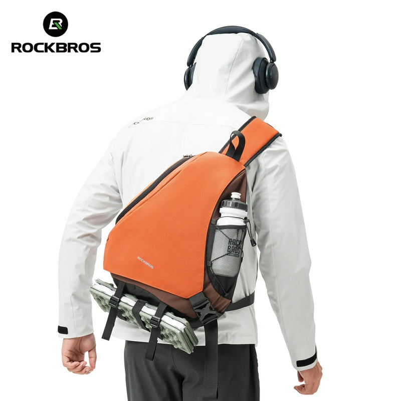 Load image into Gallery viewer, ROCKBROS 11.5L Sling Crossbody Backpack Shoulder Magnetic Buckle Travel Bag
