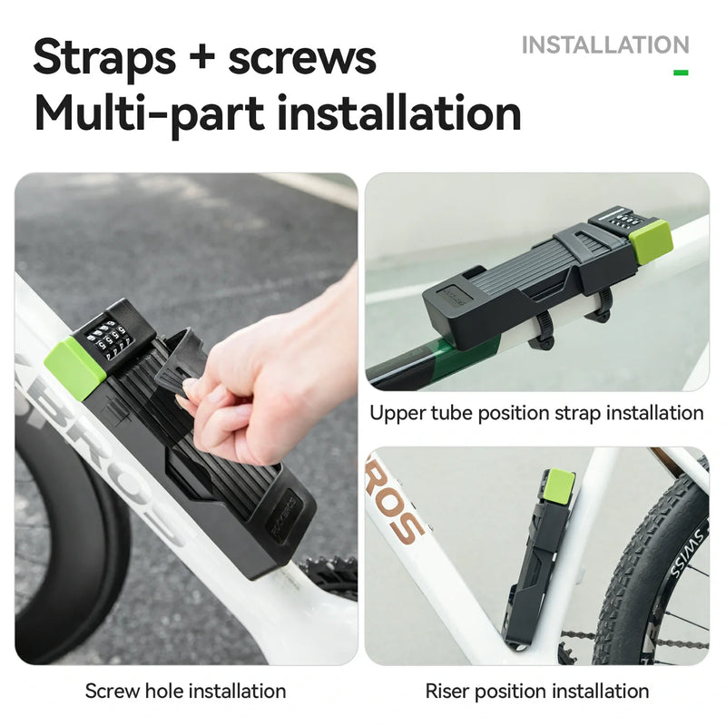 Load image into Gallery viewer, 8-Section Folding Combination Bike Lock
