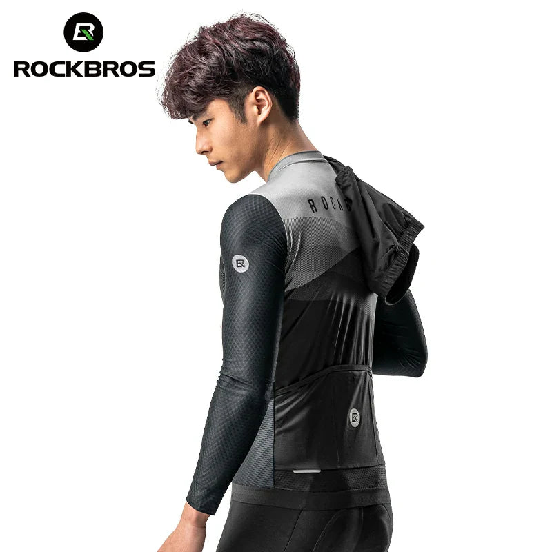 Load image into Gallery viewer, ROCKBROS Men's Cycling Long-Sleeve Jersey
