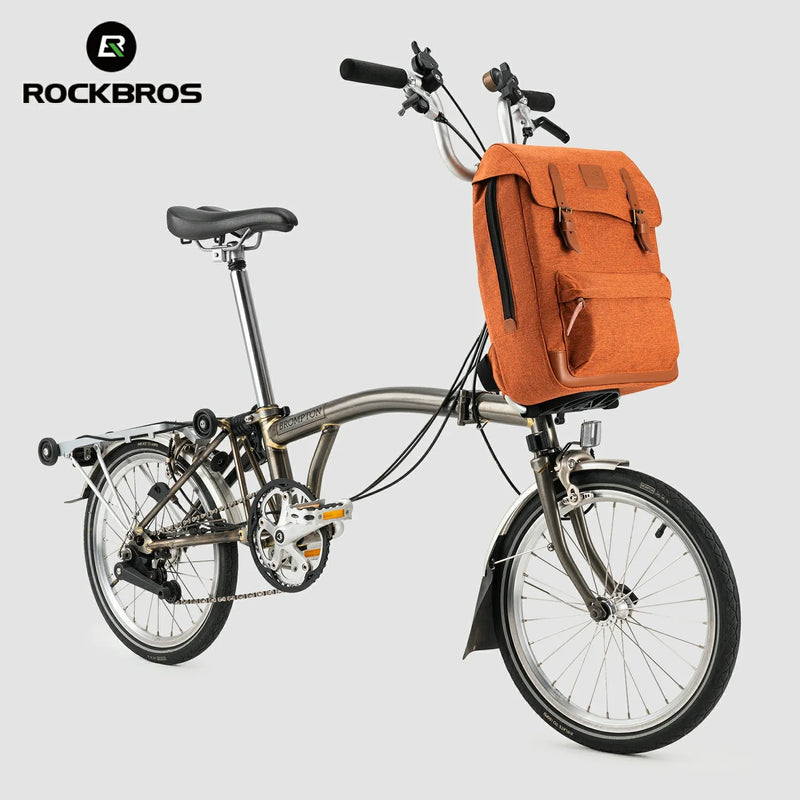 Load image into Gallery viewer, ROCKBROS Fashion Vintage Folding Bike Backpack
