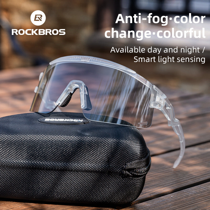 Load image into Gallery viewer, Anti-Fog Photochromic Mountain Bike Glasses
