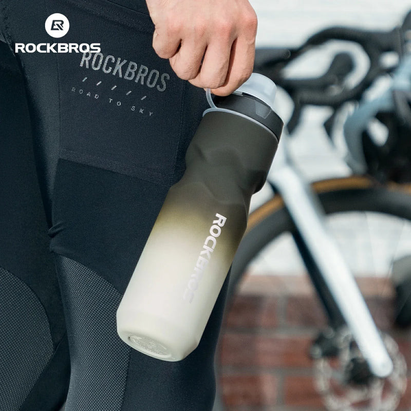Load image into Gallery viewer, Skin-Feeling Bike Bottle with Pull-Top Lid – Lightweight Leakproof 600/750ml
