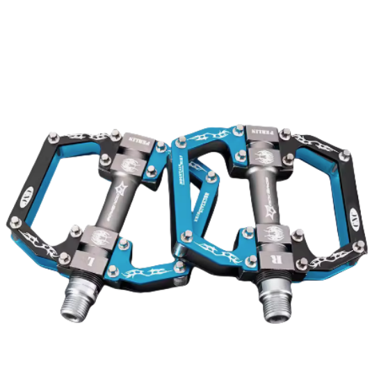Load image into Gallery viewer, ROCKBROS Bicycle Pedals Flat Pedals, Aluminum Alloy Platform Anti-Slip Bearing Seal 9/16" Set of 2
