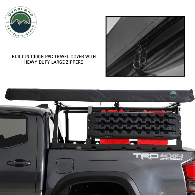 Load image into Gallery viewer, Overland Vehicle Systems 18049909 OVS Nomadic Awning 2.0 - 6.5&#39; With Black Cover Universal
