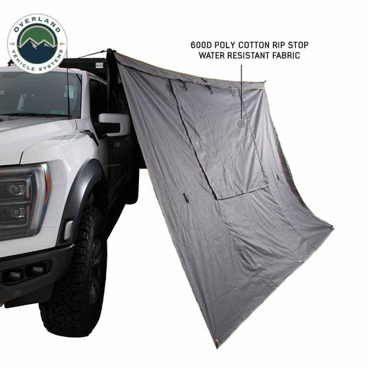 OVS HD Nomadic 270 Degree Awning Wall 1 with Door & Window - Driver Side