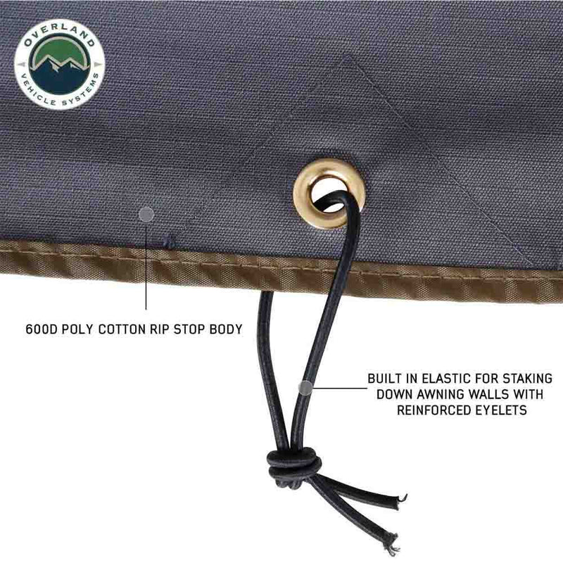 Load image into Gallery viewer, OVS HD Nomadic 270 Degree Awning Wall 2 with Window - Driver Side
