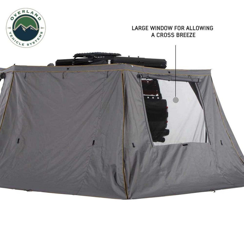 Load image into Gallery viewer, OVS HD Nomadic 270 Degree Awning Wall 2 with Window - Driver Side
