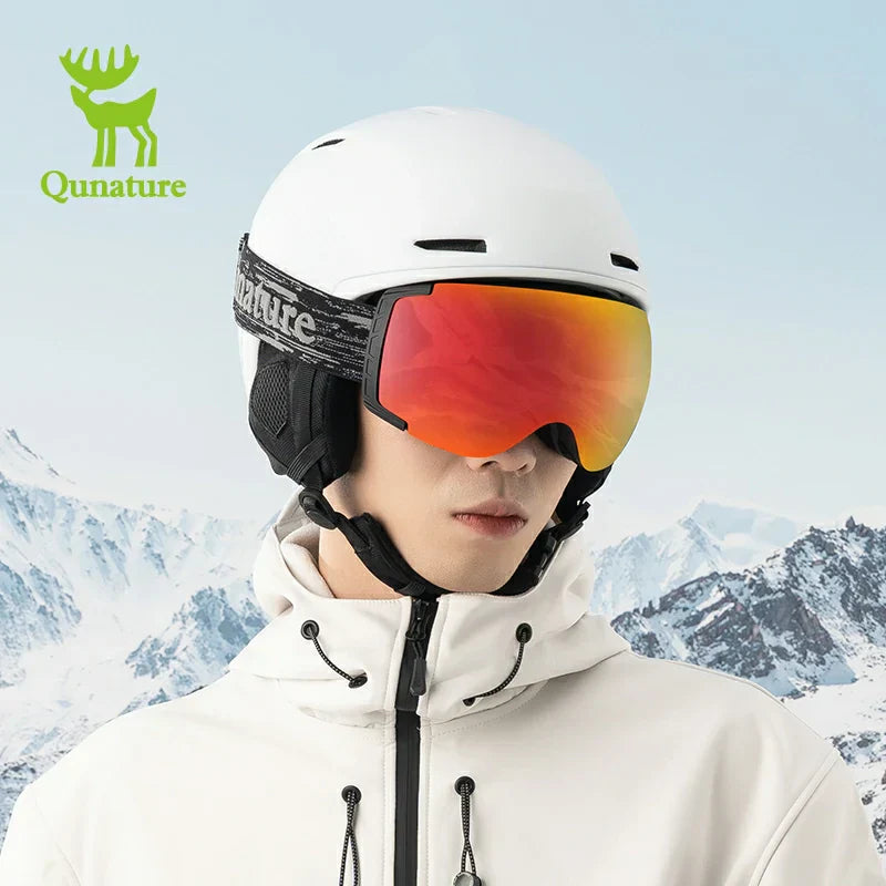 Load image into Gallery viewer, Qunature Anti-Fog Ski Goggles UV400 Protection Double-Layer Lenses for Clear View
