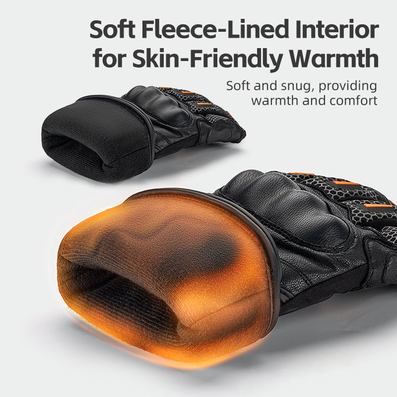 Load image into Gallery viewer, ROCKBROS Cold Weather Warm Motorcycle Winter Gloves for Men with Touchscreen
