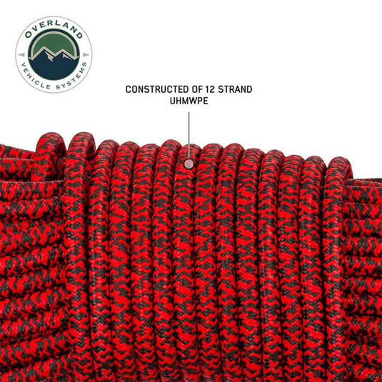 Overland Vehicle Systems Brute Recovery Performance Winch Line 3/8inchx 85' 20,000 LB. with Storage Bag