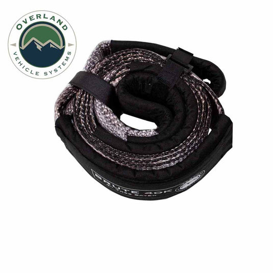 OVS Tree Saver Tow Strap 40,000 lb. 4" x 8' Gray With Black Ends & Storage Bag