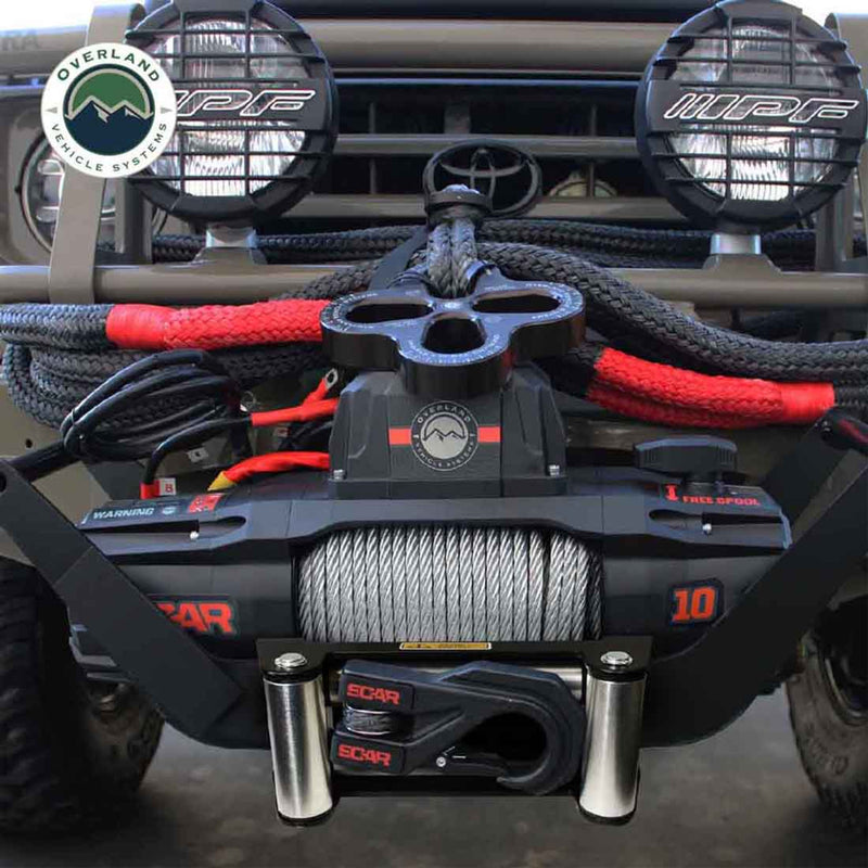 Load image into Gallery viewer, Overland Vehicle Systems SCAR 10 - 10,000 Lbs. Rated Steel Cable Winch
