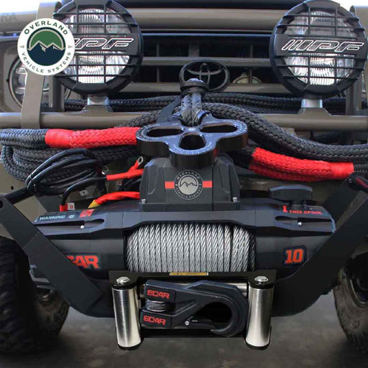 Overland Vehicle Systems SCAR 10 - 10,000 Lbs. Rated Steel Cable Winch