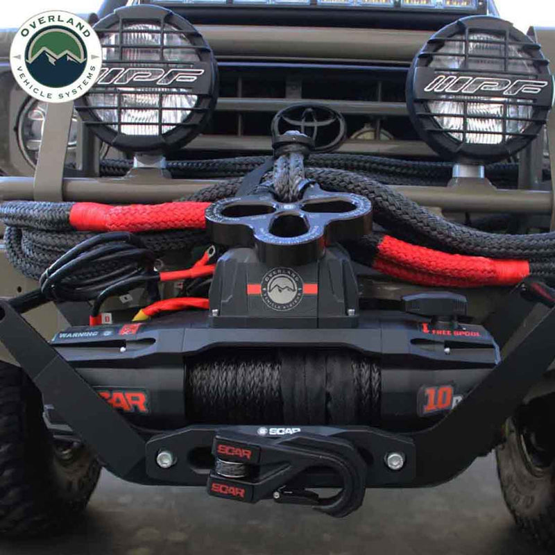 Load image into Gallery viewer, Overland Vehicle Systems SCAR 10S - 10,000 Lbs. Rated Synthetic Rope Winch
