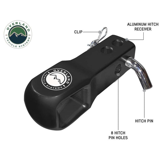 Overland Vehicle Systems Aluminum Receiver Hitch Mount