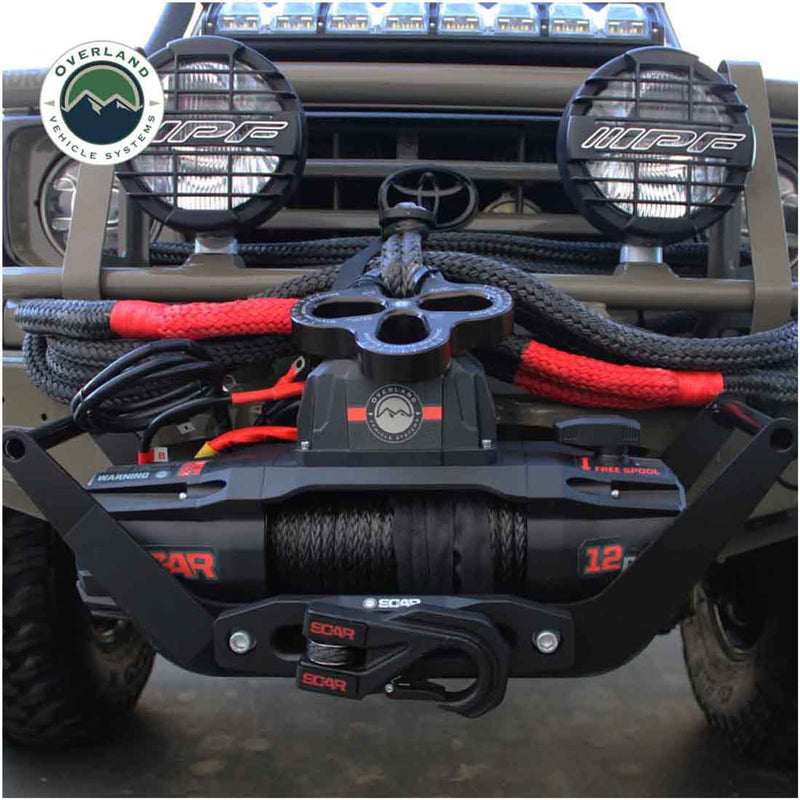Load image into Gallery viewer, Overland Vehicle Systems SCAR 12S - 12,000 Lbs. Rated Synthetic Rope Winch
