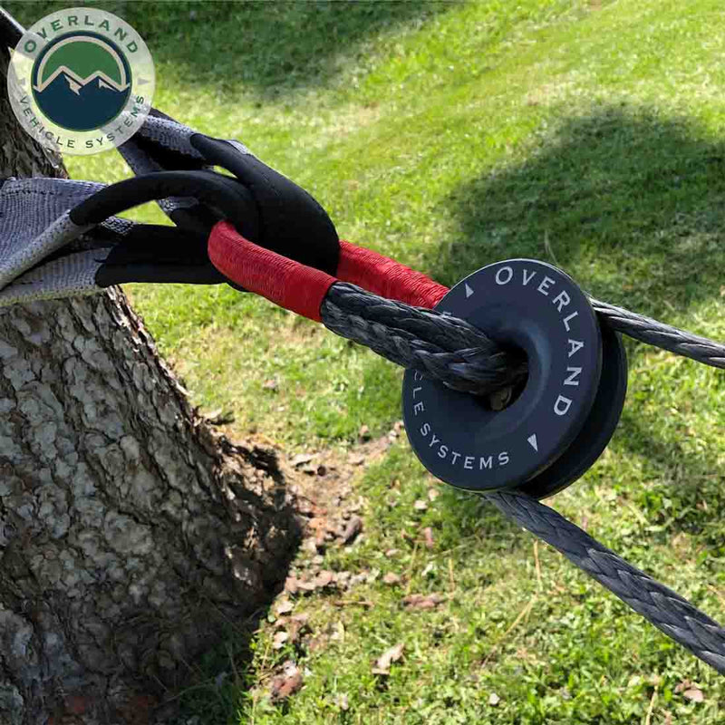 Load image into Gallery viewer, OVS Soft Shackle 3/8&quot; x 23&quot; 36,000 LB. with Loop &amp; Abrasive Sleeve
