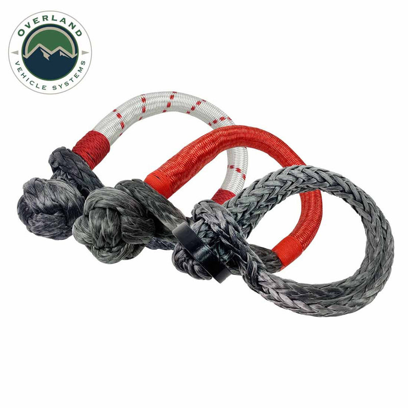 Load image into Gallery viewer, OVS Soft Shackle 3/8&quot; x 23&quot; 36,000 LB. with Loop &amp; Abrasive Sleeve
