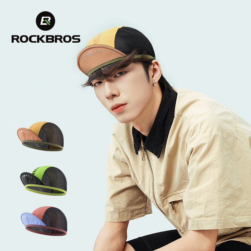 Load image into Gallery viewer, ROCKBROS Lightweight Cycling Cap, Flip-up Brim, Breathable  UV Protection
