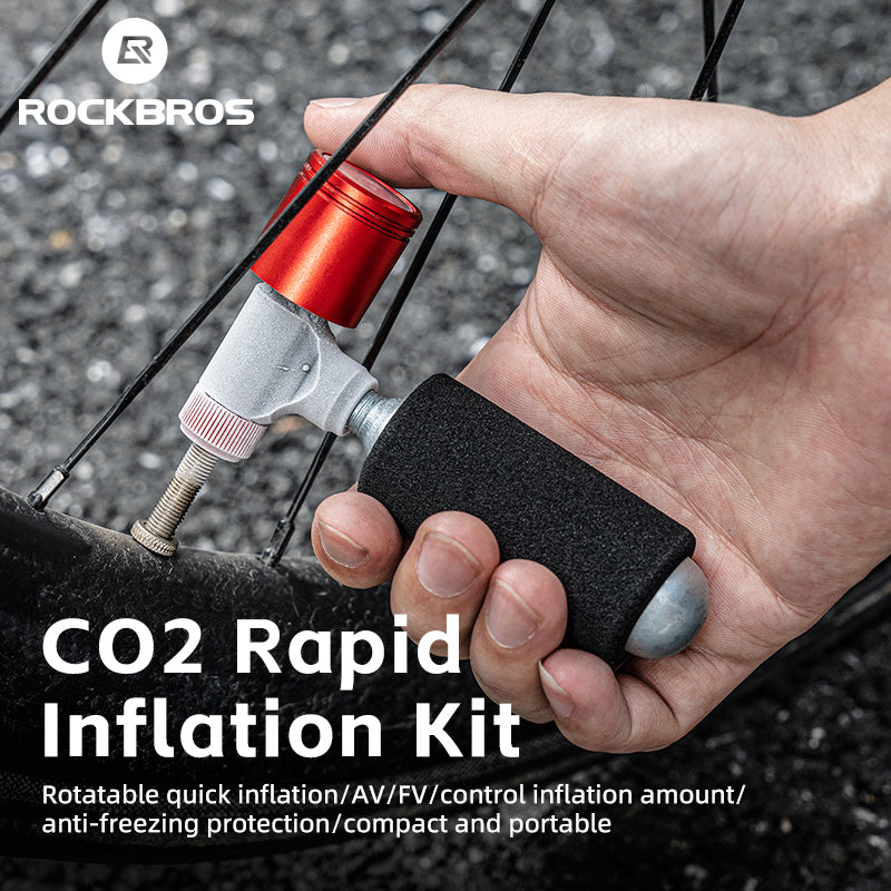 Load image into Gallery viewer, ROCKBROS CO2 Inflator for Bike Tires 160PSI
