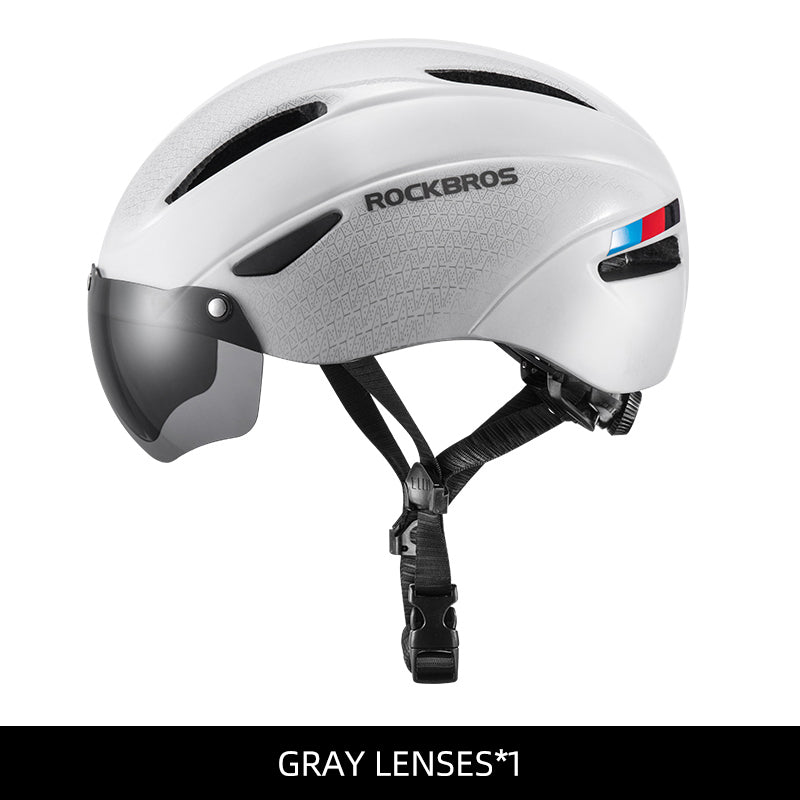 Load image into Gallery viewer, ROCKBROS Ultralight Magnetic Goggles Cycling Helmet

