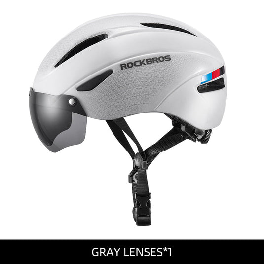 ROCKBROS Ultralight Magnetic Goggles Cycling Helmet