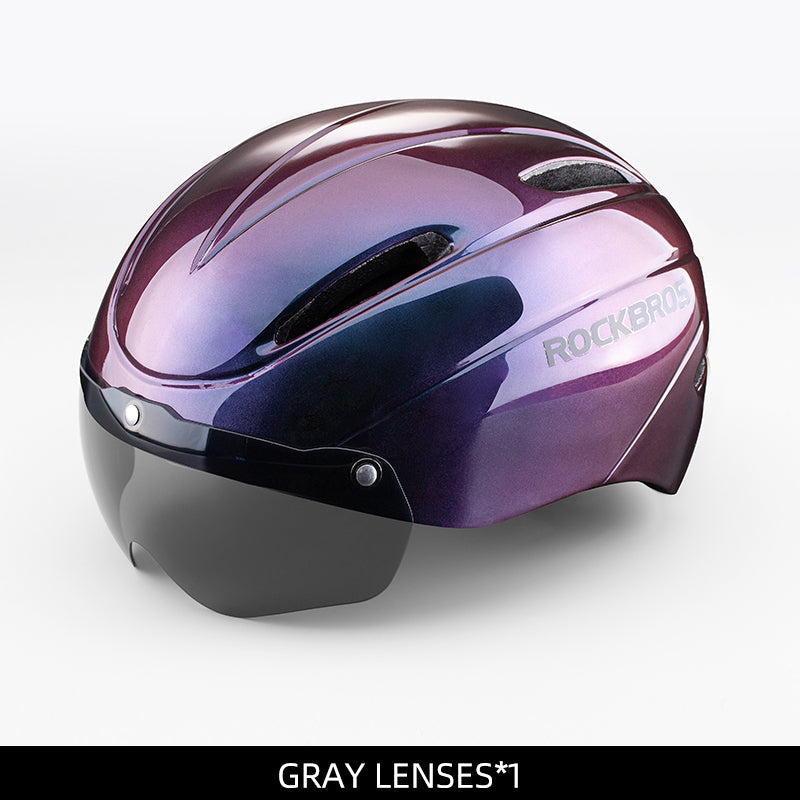 Load image into Gallery viewer, ROCKBROS Ultralight Magnetic Goggles Cycling Helmet
