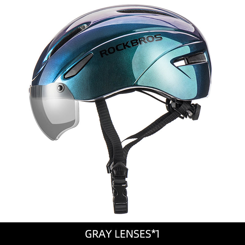 Load image into Gallery viewer, ROCKBROS Ultralight Magnetic Goggles Cycling Helmet

