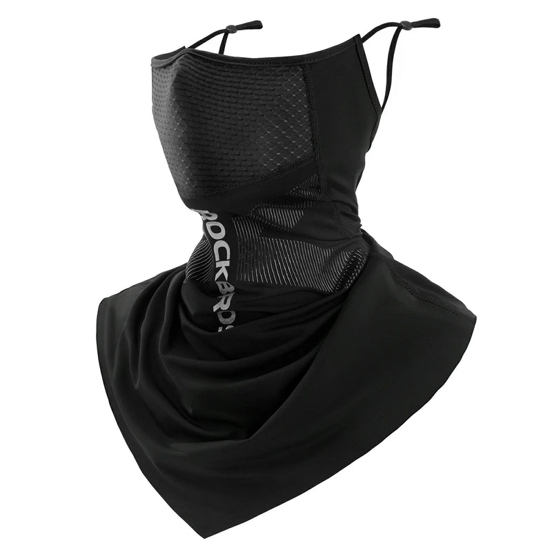 Load image into Gallery viewer, ROCKBROS Cooling Neck Gaiter with Ear Loops – Breathable Summer Face Cover for Cycling Fishing

