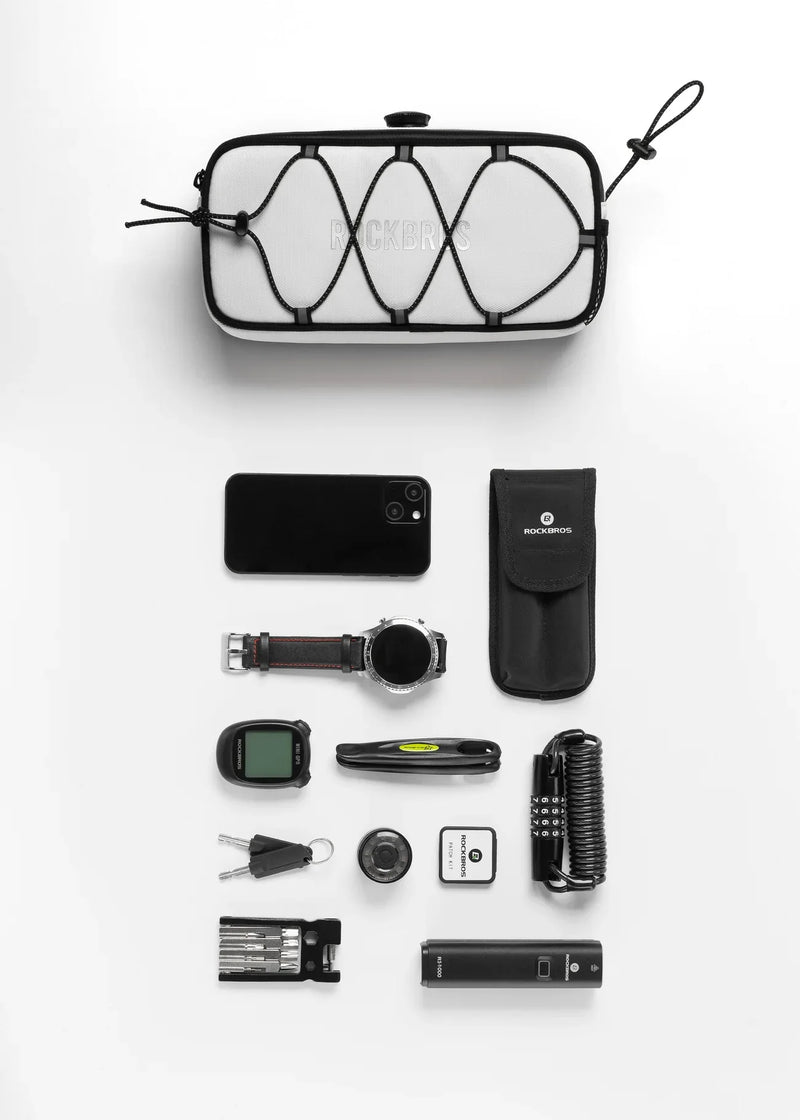 Load image into Gallery viewer, ROCKBROS Square Handlebar Bag-Road to sky
