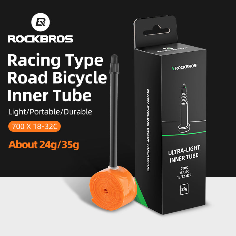 Load image into Gallery viewer, ROCKBROS Bike Inner Tube 700x18/32C Super Light 24/35g  TPU
