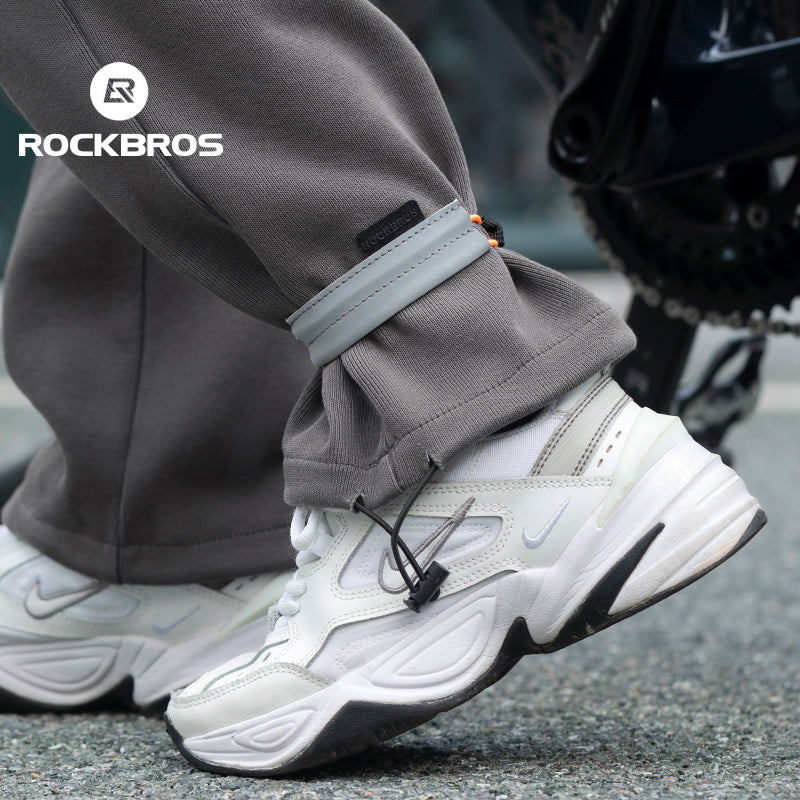 Load image into Gallery viewer, ROCKBROS Adjustable Elastic Reflective Trouser Strap for Cycling Safety
