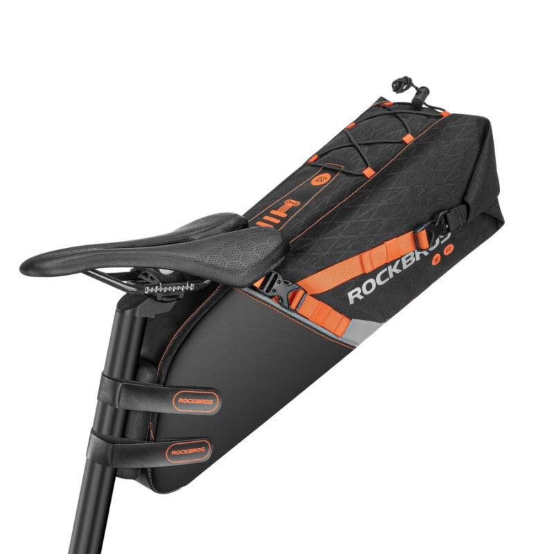 Load image into Gallery viewer, ROCKBROS 10L Waterproof Bike Saddle Bag Large Capacity Easy Install
