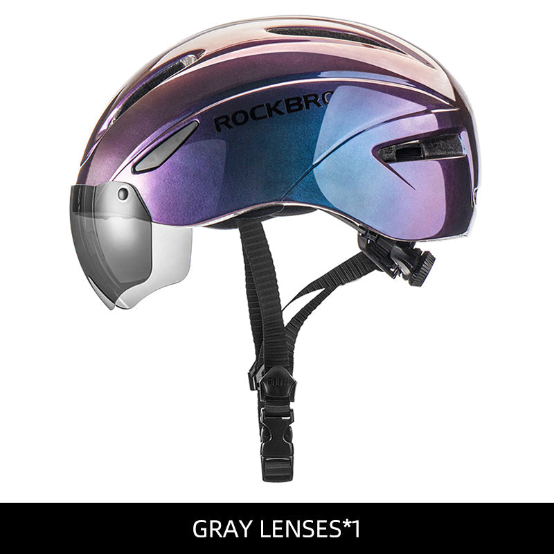 Load image into Gallery viewer, ROCKBROS Ultralight Magnetic Goggles Cycling Helmet
