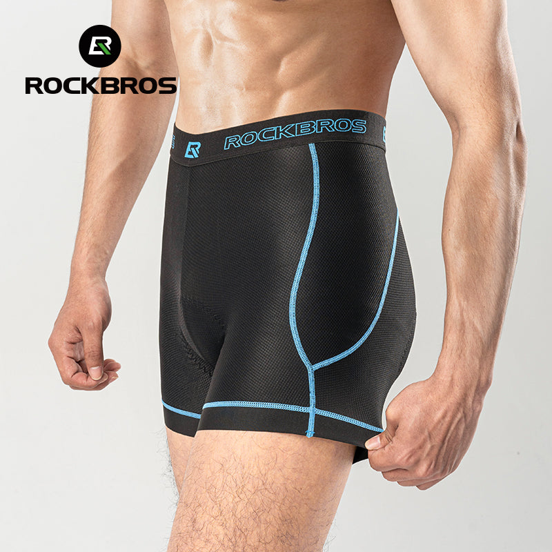Load image into Gallery viewer, ROCKBROS Sports Men's Cycling Underwear Liner Shorts 3D Padded
