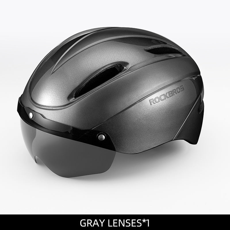 Load image into Gallery viewer, ROCKBROS Ultralight Magnetic Goggles Cycling Helmet
