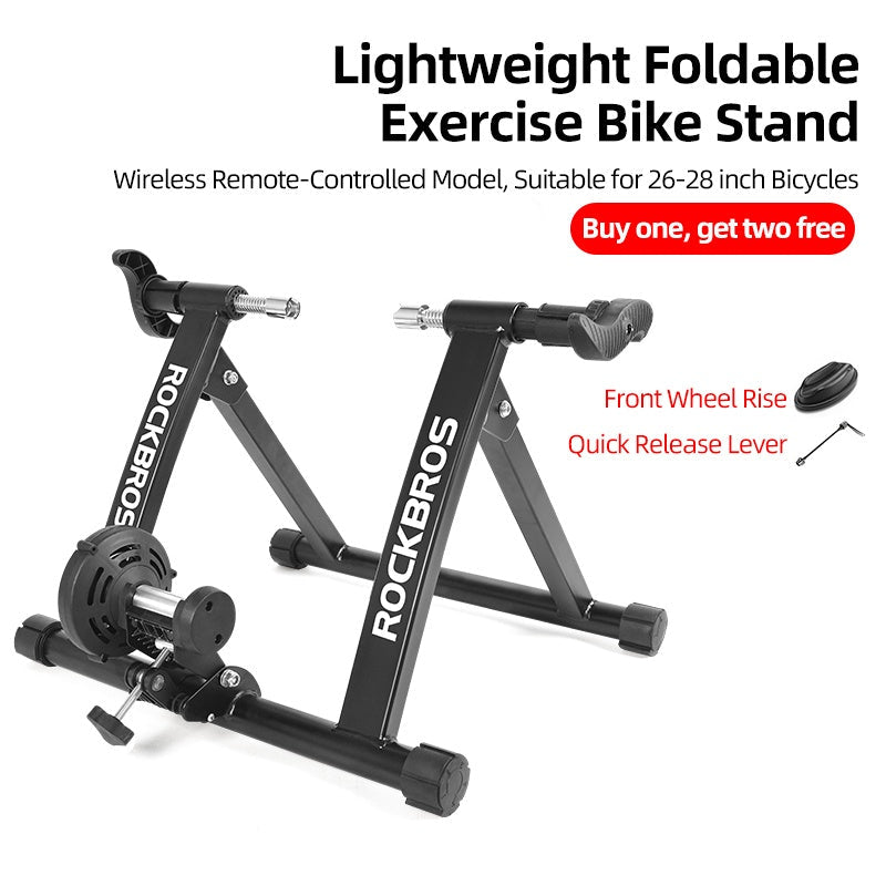 Load image into Gallery viewer, Foldable Indoor Bike Trainer Stand for Home Exercise
