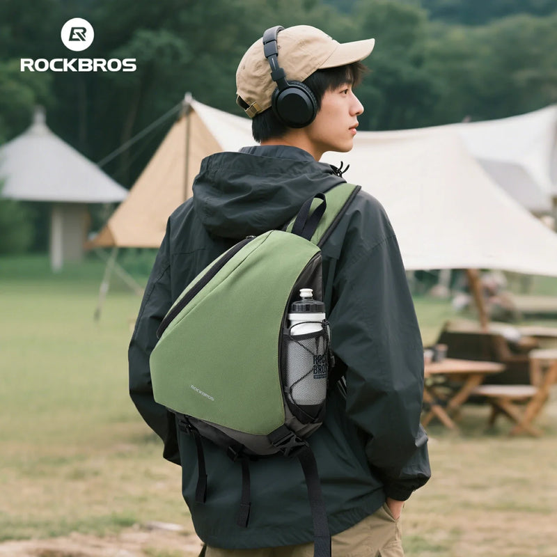 Load image into Gallery viewer, ROCKBROS 11.5L Sling Crossbody Backpack Shoulder Magnetic Buckle Travel Bag
