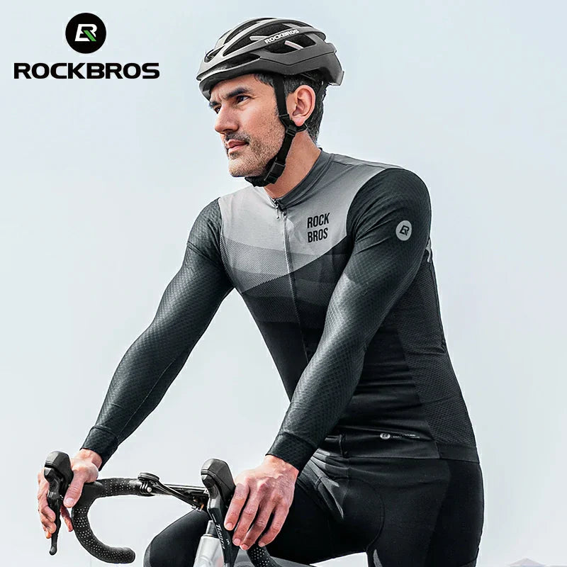 Load image into Gallery viewer, ROCKBROS Men's Cycling Long-Sleeve Jersey
