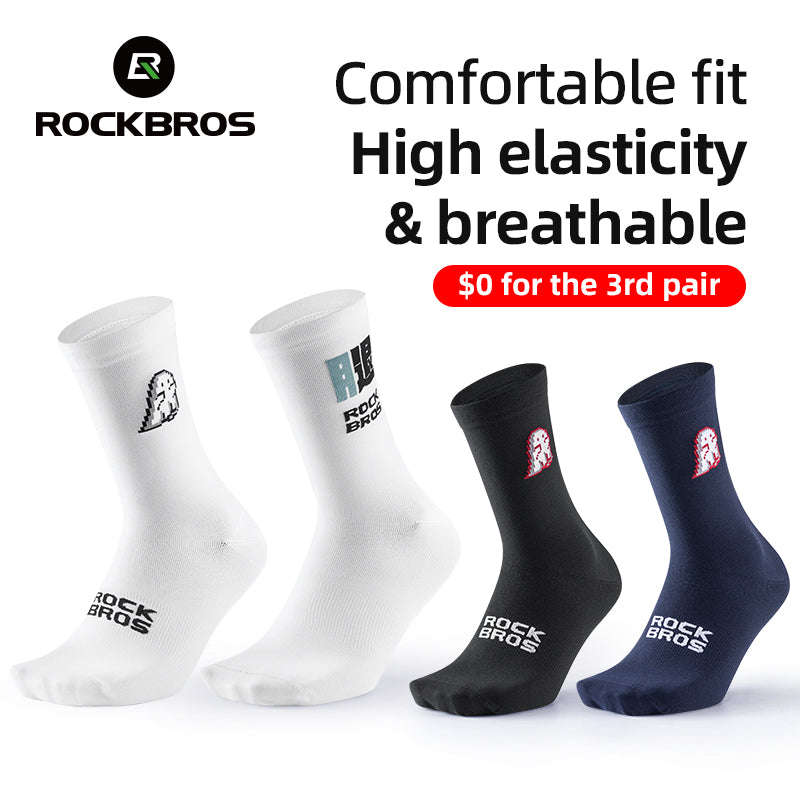 Load image into Gallery viewer, ROCKBROS Breathable Cycling Socksfor Men Women Comfortable, Durable and Stylish

