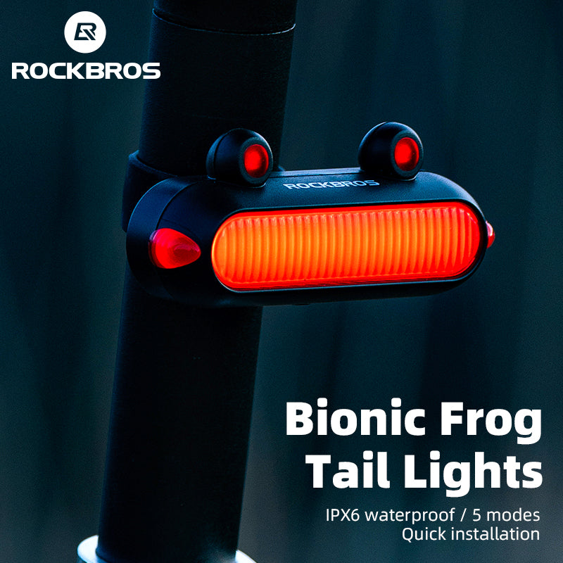 Load image into Gallery viewer, Frog Tail Light USB 6 Modes Brake Light
