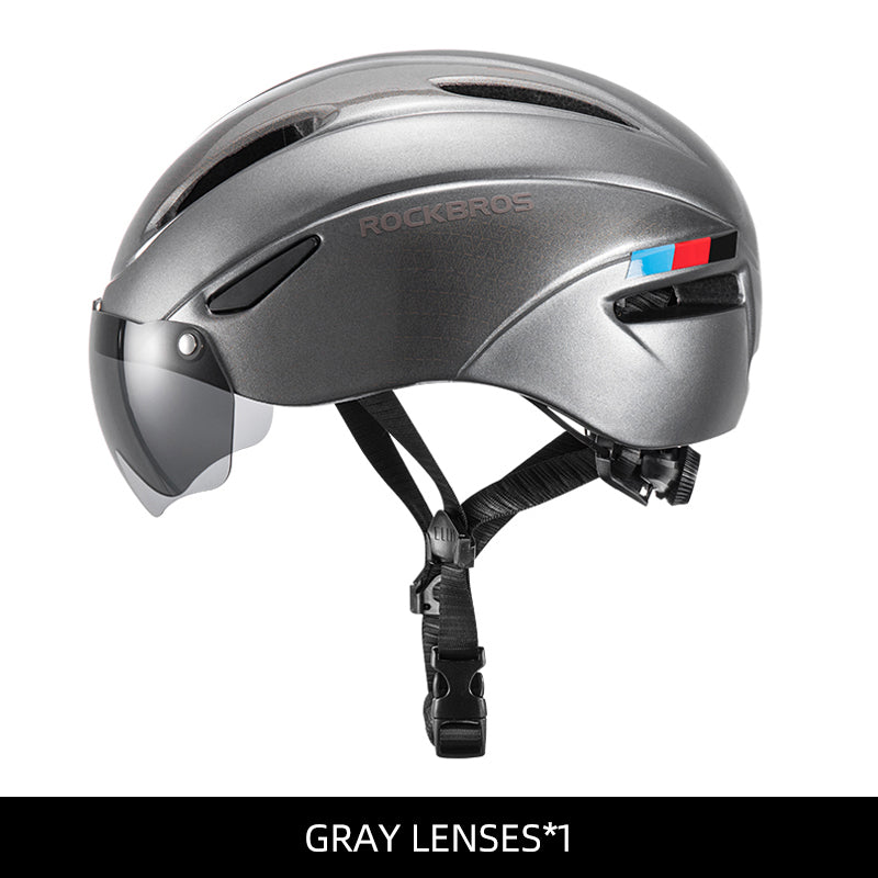 Load image into Gallery viewer, ROCKBROS Ultralight Magnetic Goggles Cycling Helmet

